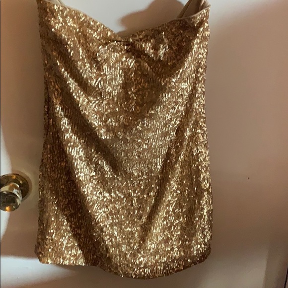 Gold sequence top - Picture 2 of 2